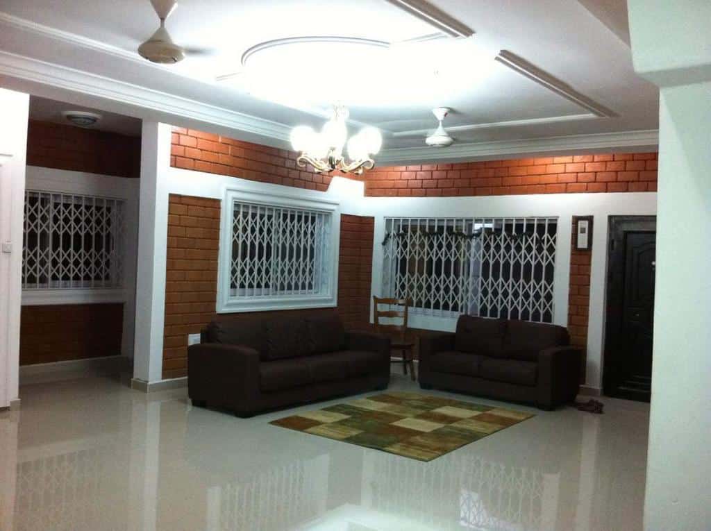 interlocking brick house in ghana finished interior