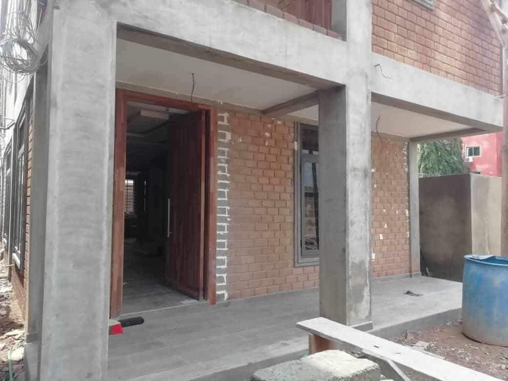 interlocking brick house in ghana