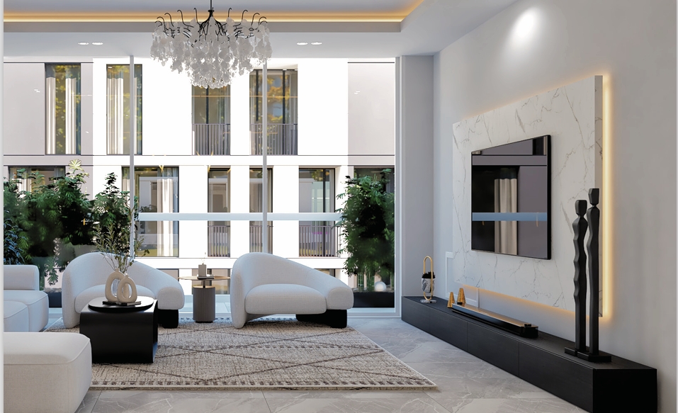 luxury penthouse in airport residential