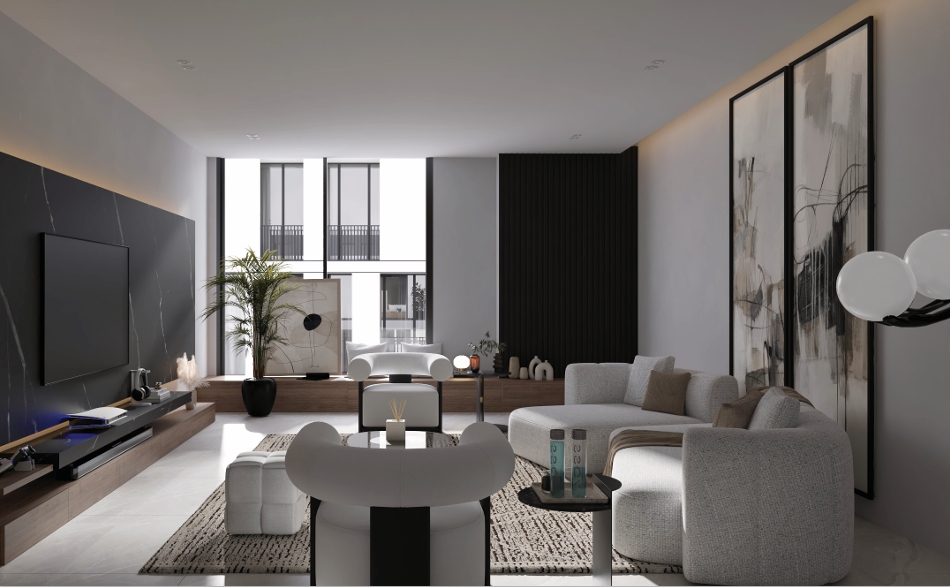 luxury penthouse in airport residential