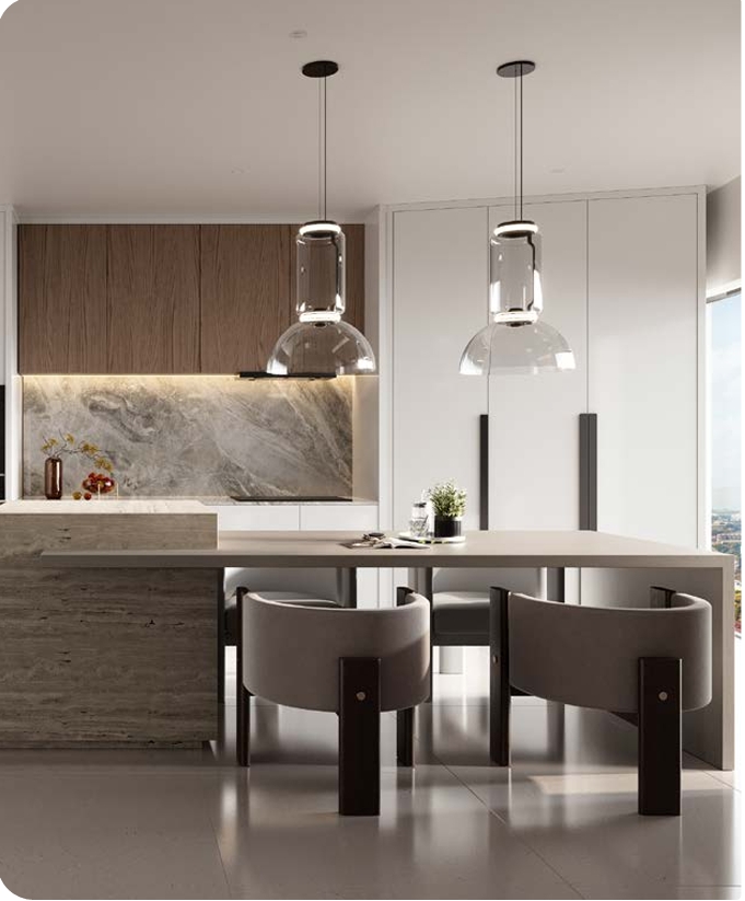 studio apartment in airport residential