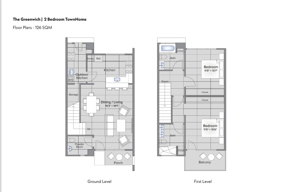 2 bedrooms in borteyman