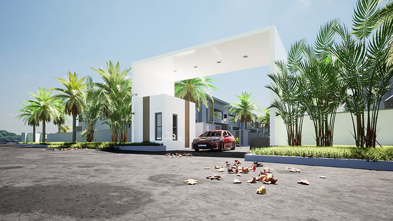 2 bedroom expandable house for sale in Pokuase Accra