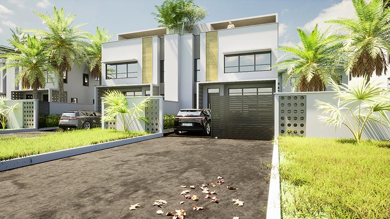 2 bedroom expandable house for sale in Pokuase Accra