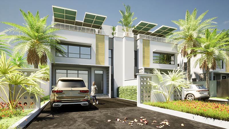 2 bedroom expandable house for sale in Pokuase Accra