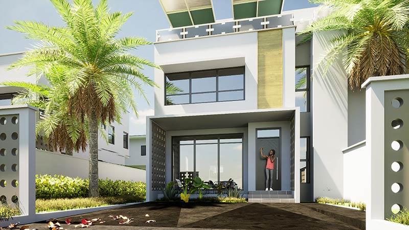 2 bedroom expandable house for sale in Pokuase Accra