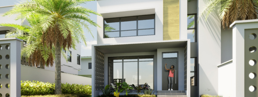 bedroom townhouse for sale in Pokuase Accra